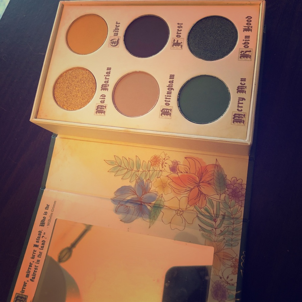 Fairy tale story book cosmetics palette